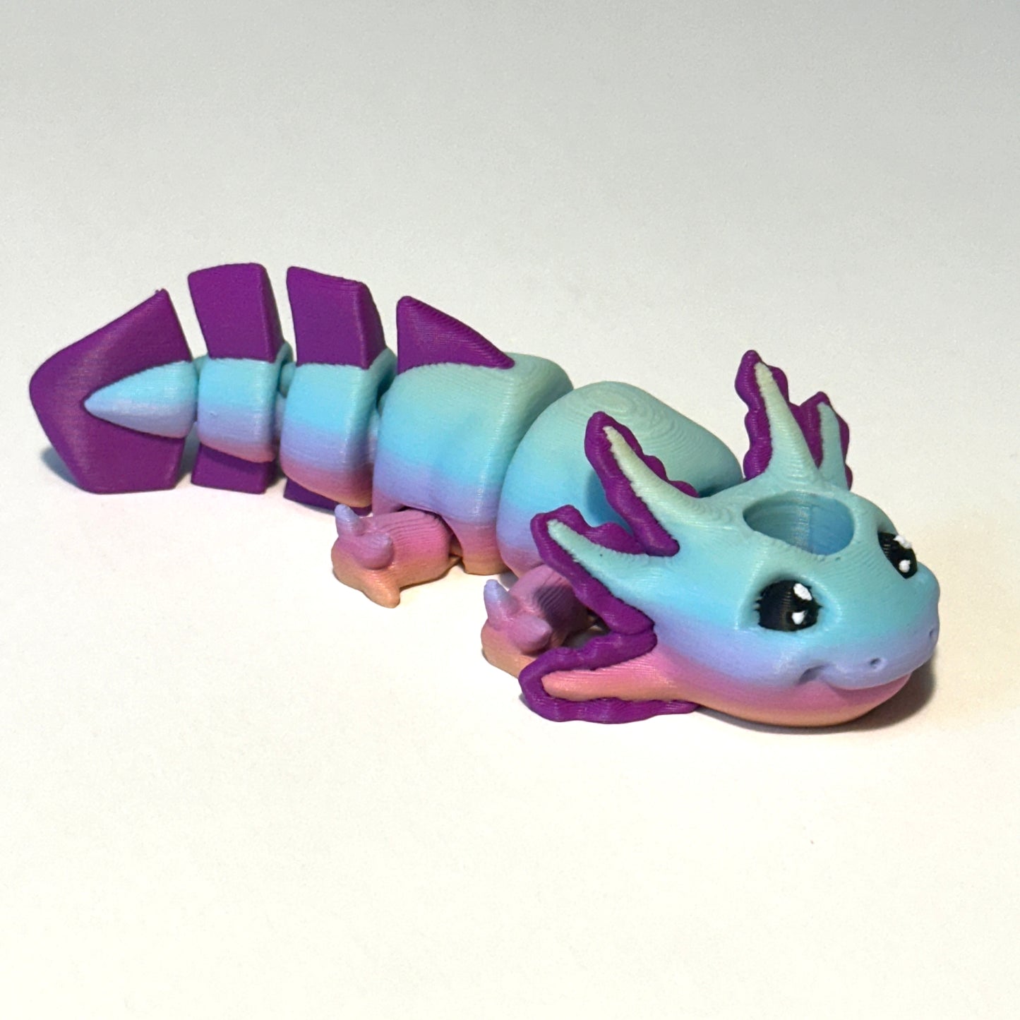 Baby Axolotl - 3D Printed Articulating Figure