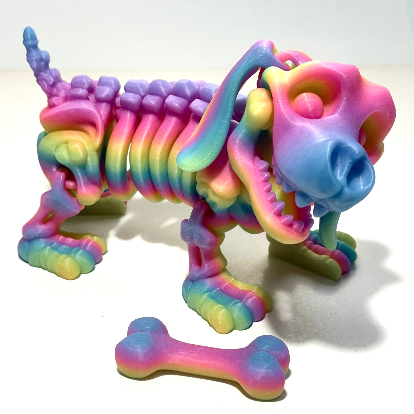 Flexi Skeli Dachshund - 3D Printed Articulating Figure