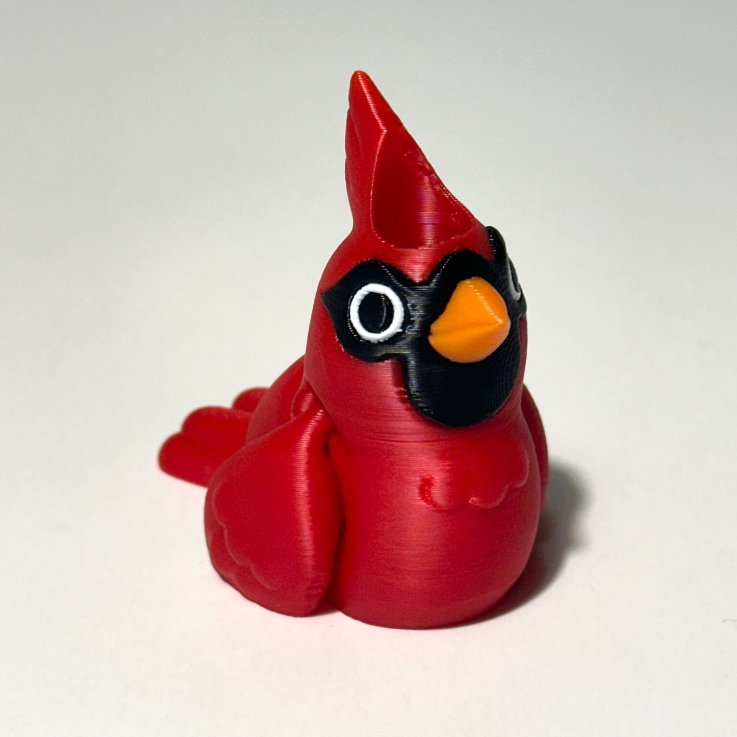 Cardinal Straw Topper - 3D Printed Articulating Figure