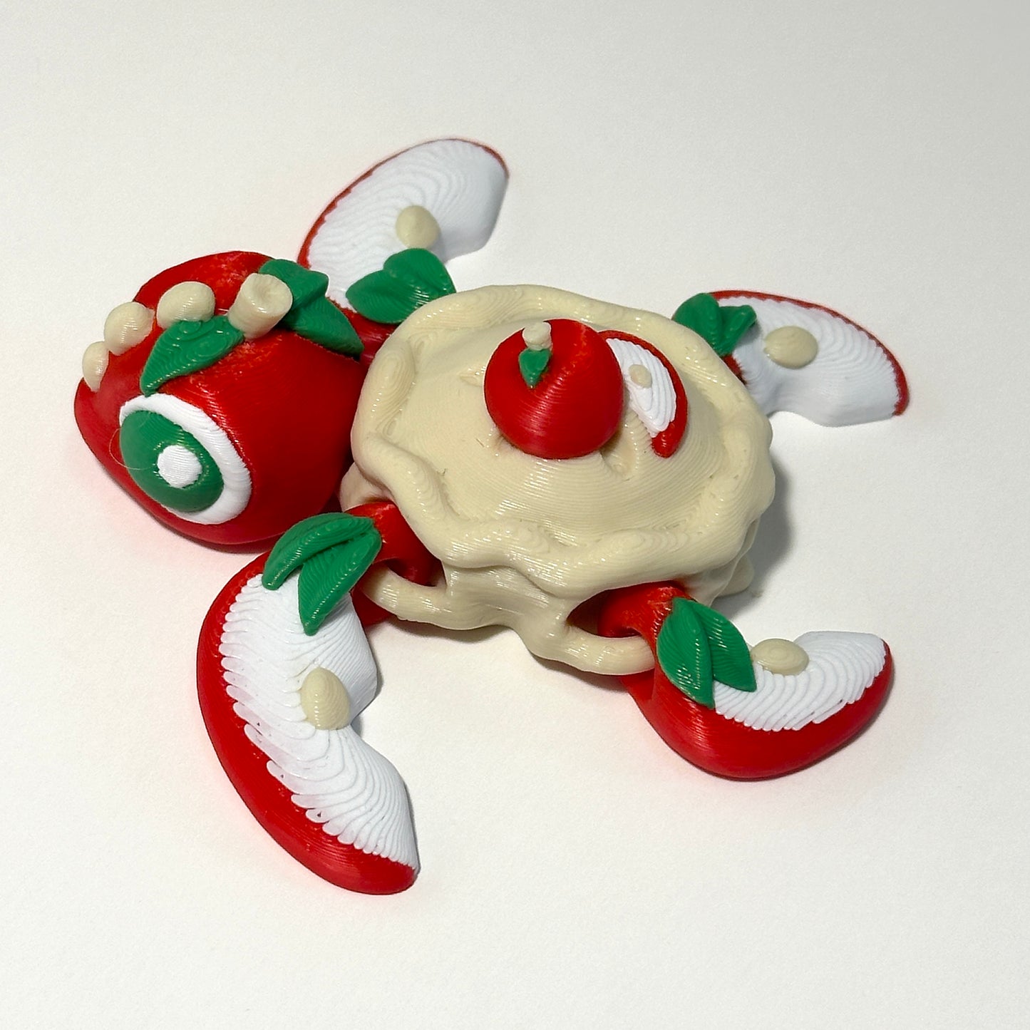 Apple Pie Turtle - 3D Printed Articulating Figure