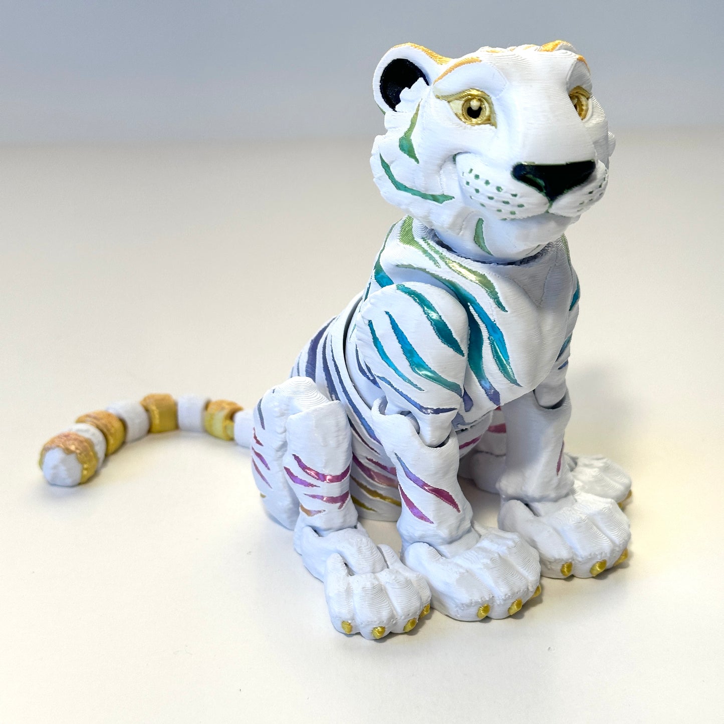 Tiger - 3D Printed Articulating Figurine