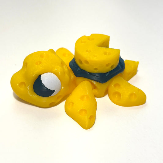 Swiss Cheese Turtle - 3D Printed Articulating Figure