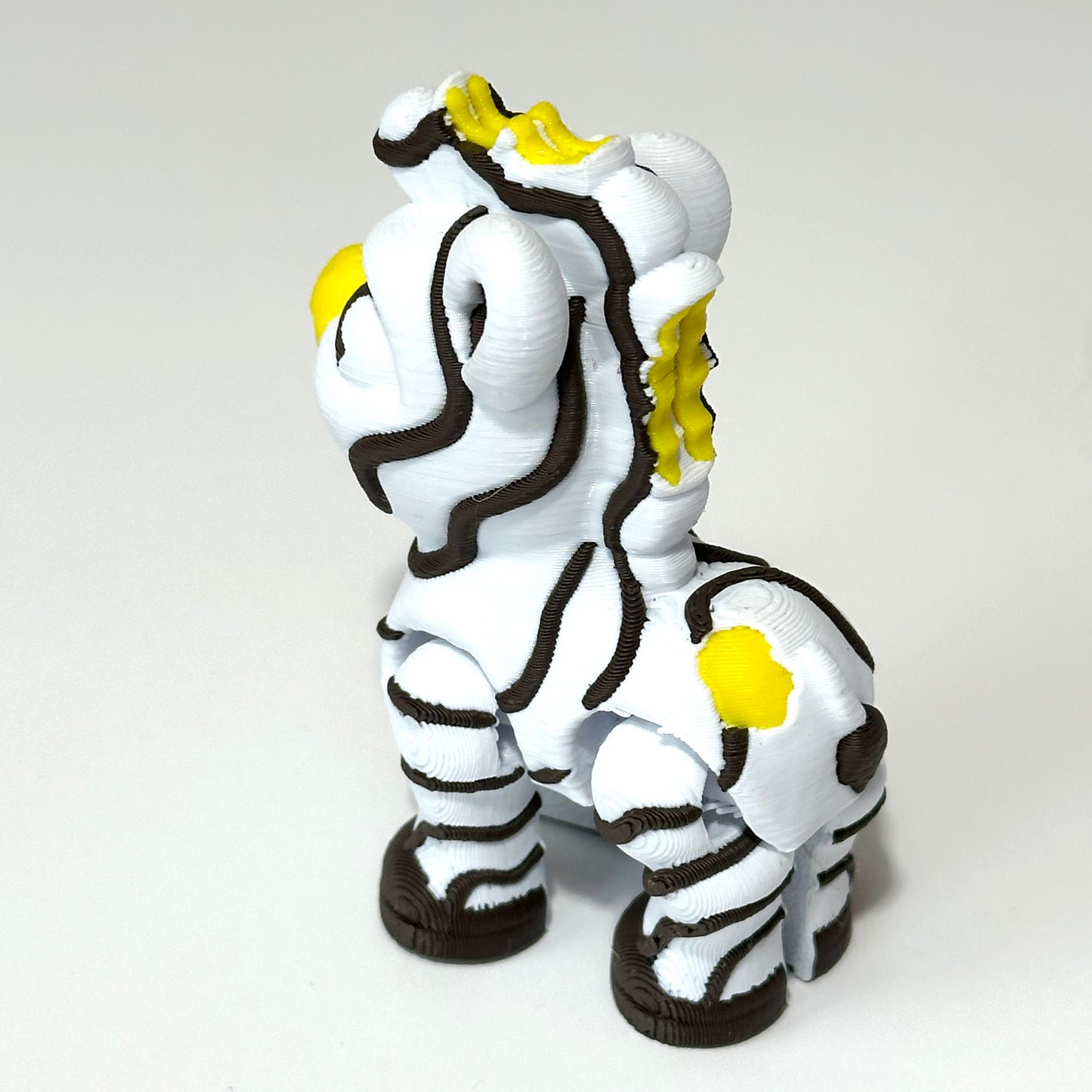 Zebra Cake - 3D Printed Articulating Figure