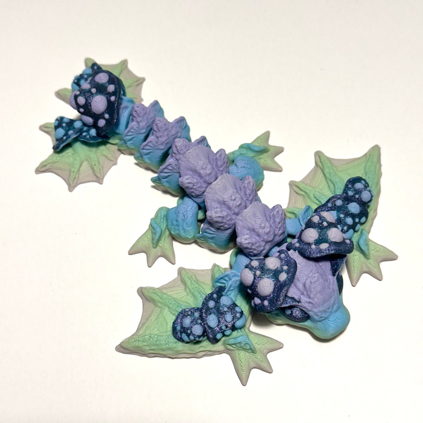 Baby Mushroom Wyvern - 3D Printed Articulating Figure