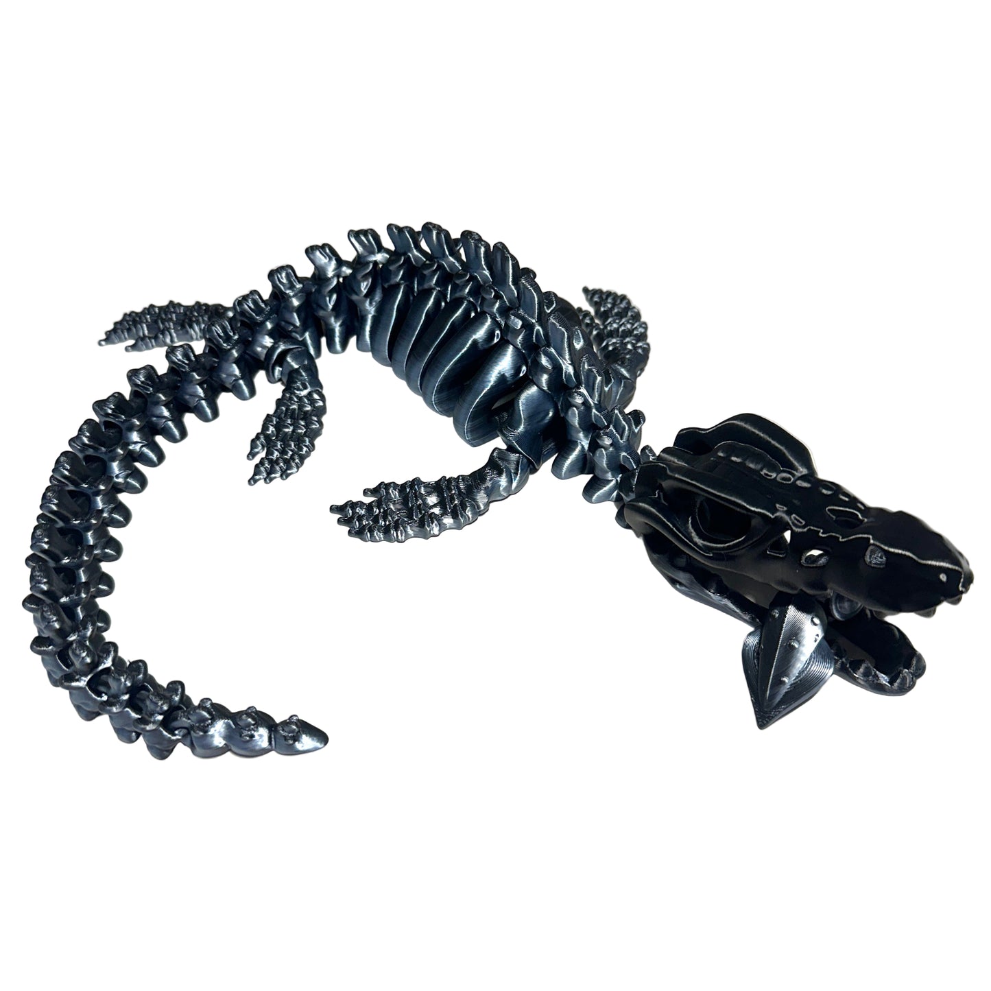 Giant Flexi Skeleton Mosasaurus - 3D Printed Articulating Figure