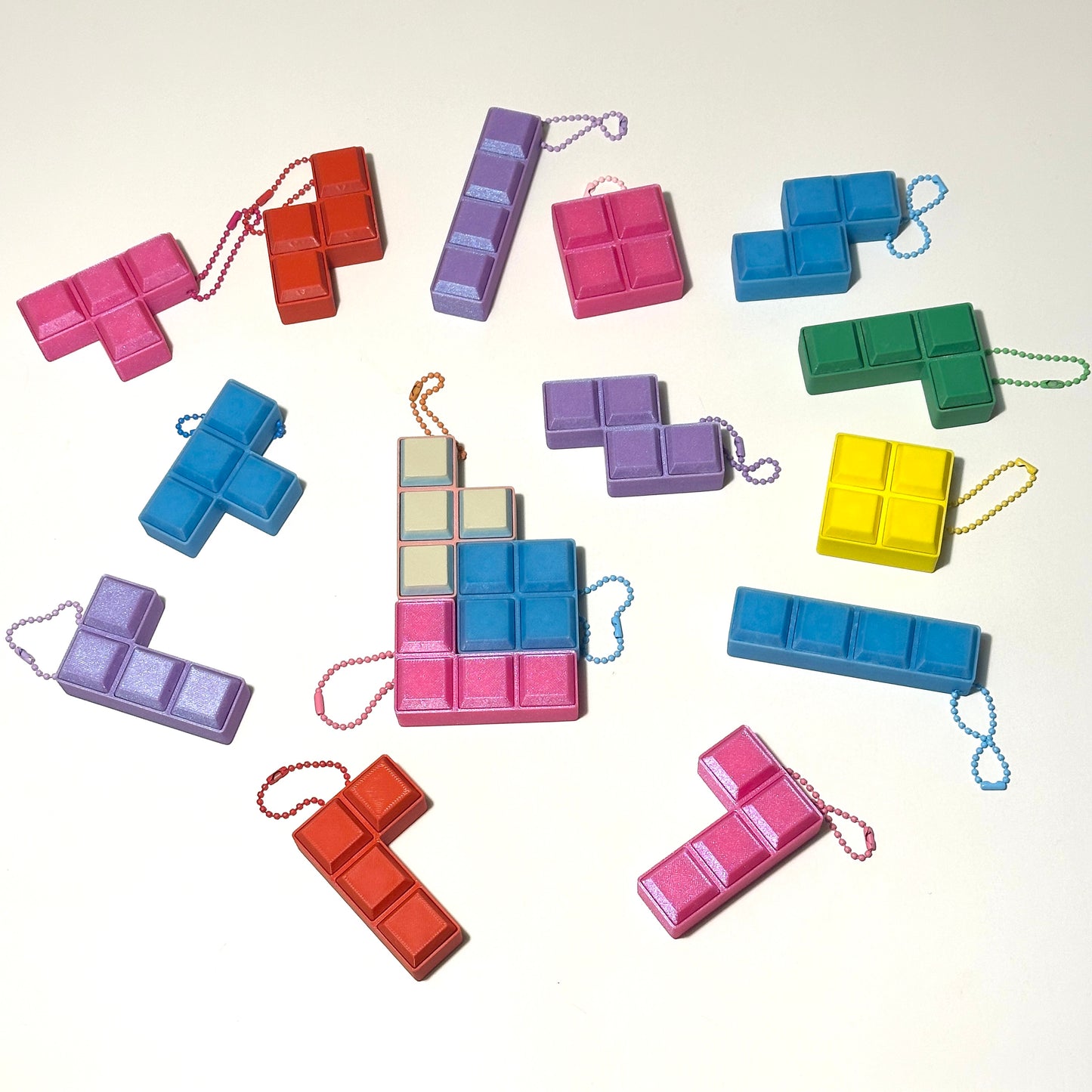 Block Game Fidget Clicker - 3D Printed