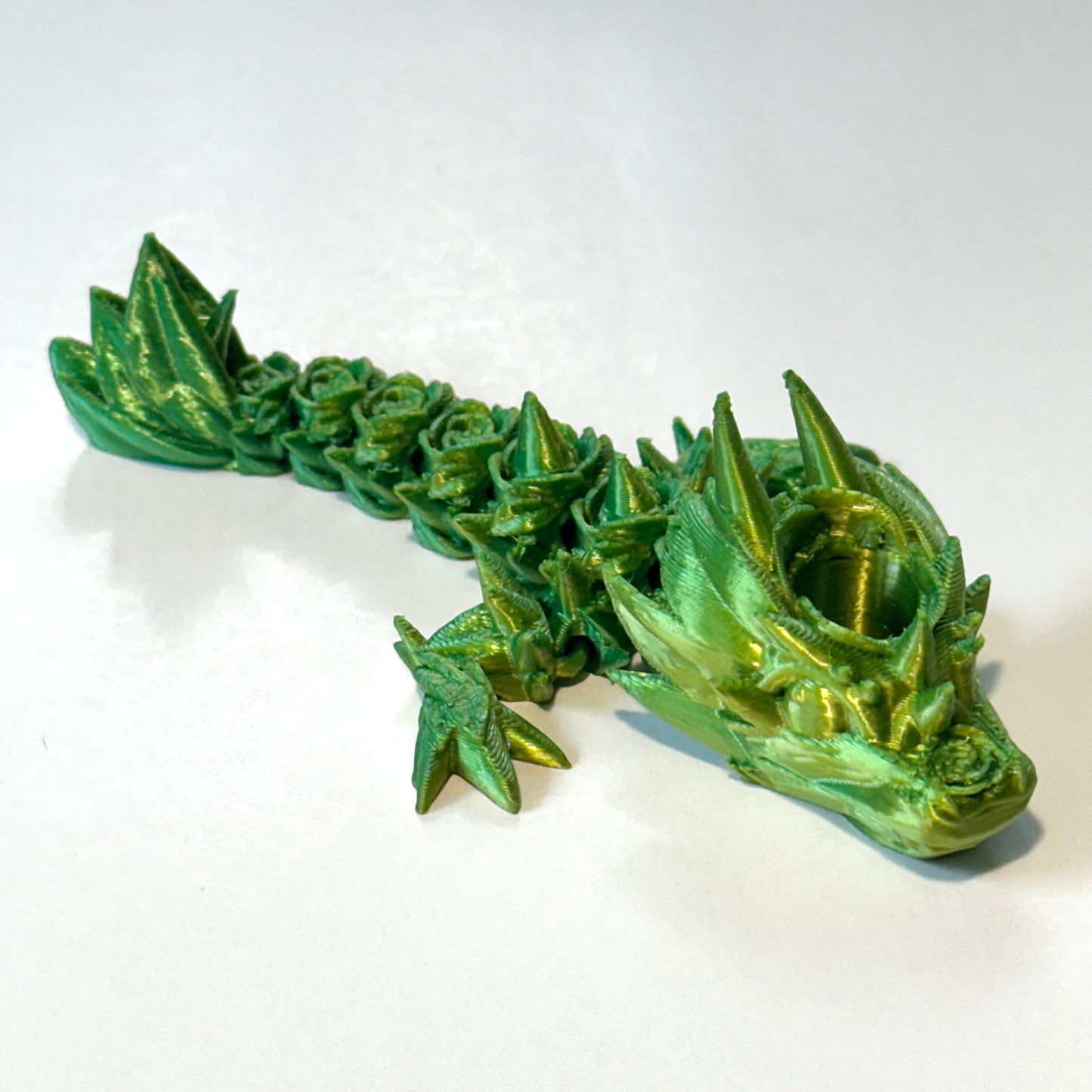 Rose Tadling Straw Topper - 3D Printed Articulating Figure