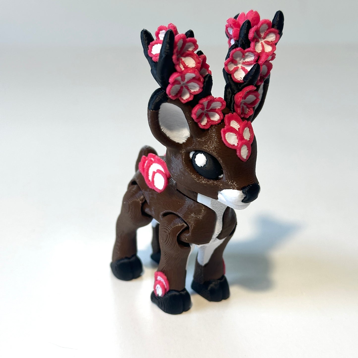 Blossom Deer - 3D Printed Articulating Figure