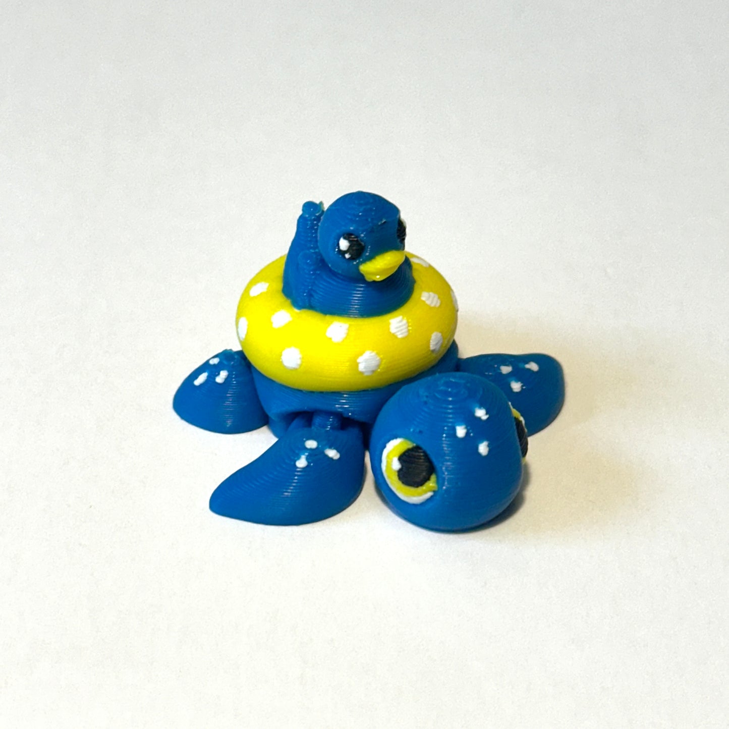 Floaty Duck Turtle - 3D Printed Articulating Figure
