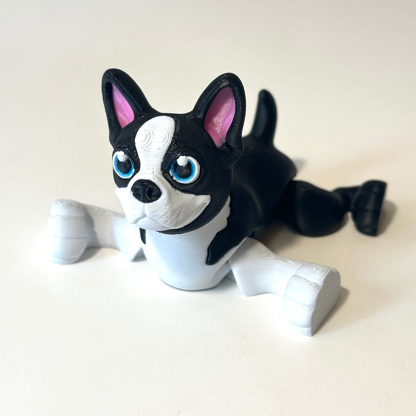 Flexi Boston Terrier - 3D Printed Articulating Figure