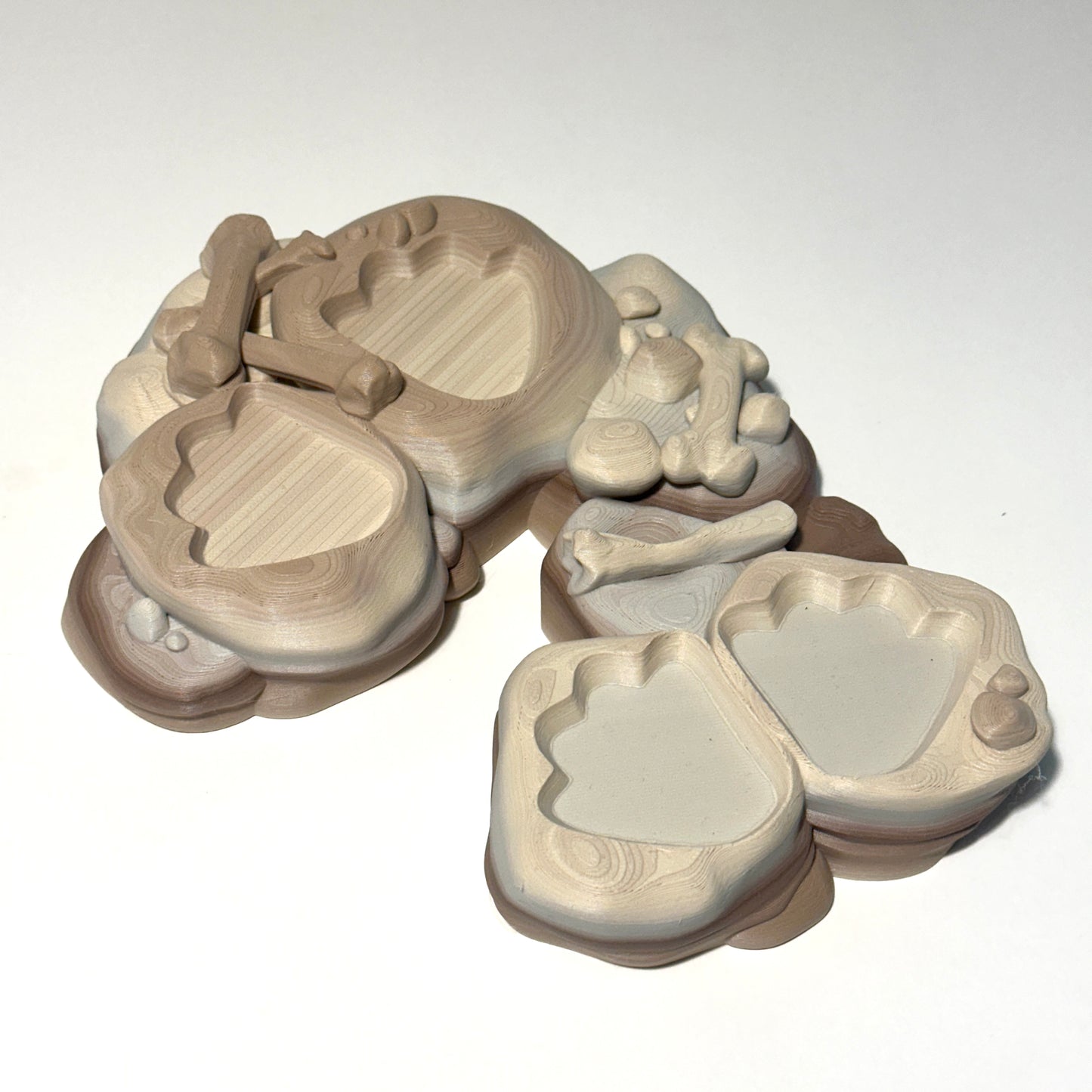 Giant Flexi Skeleton Saber Tooth Tiger - 3D Printed Articulating Figure