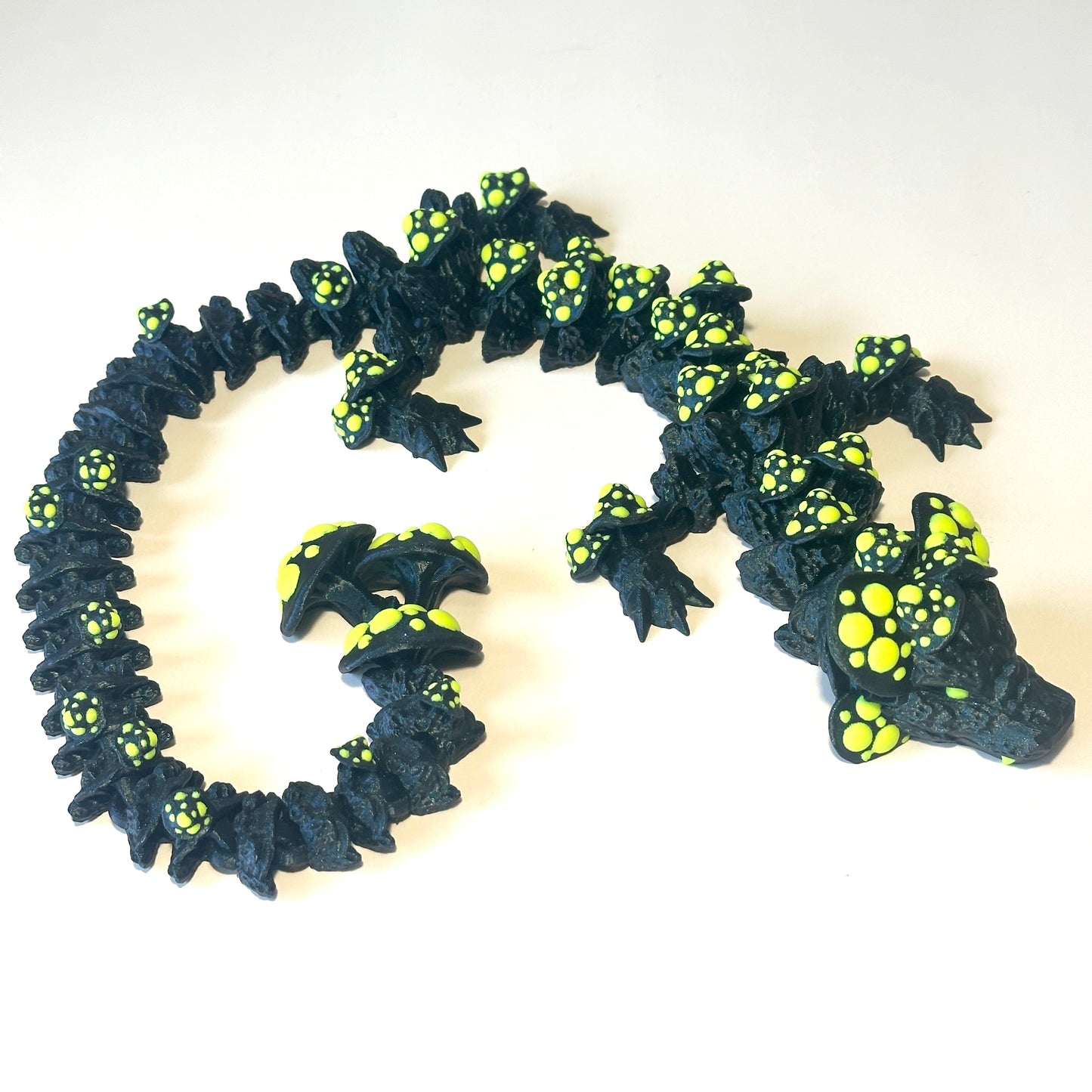 Large Mushroom Dragon - 3D Printed Articulating Figure