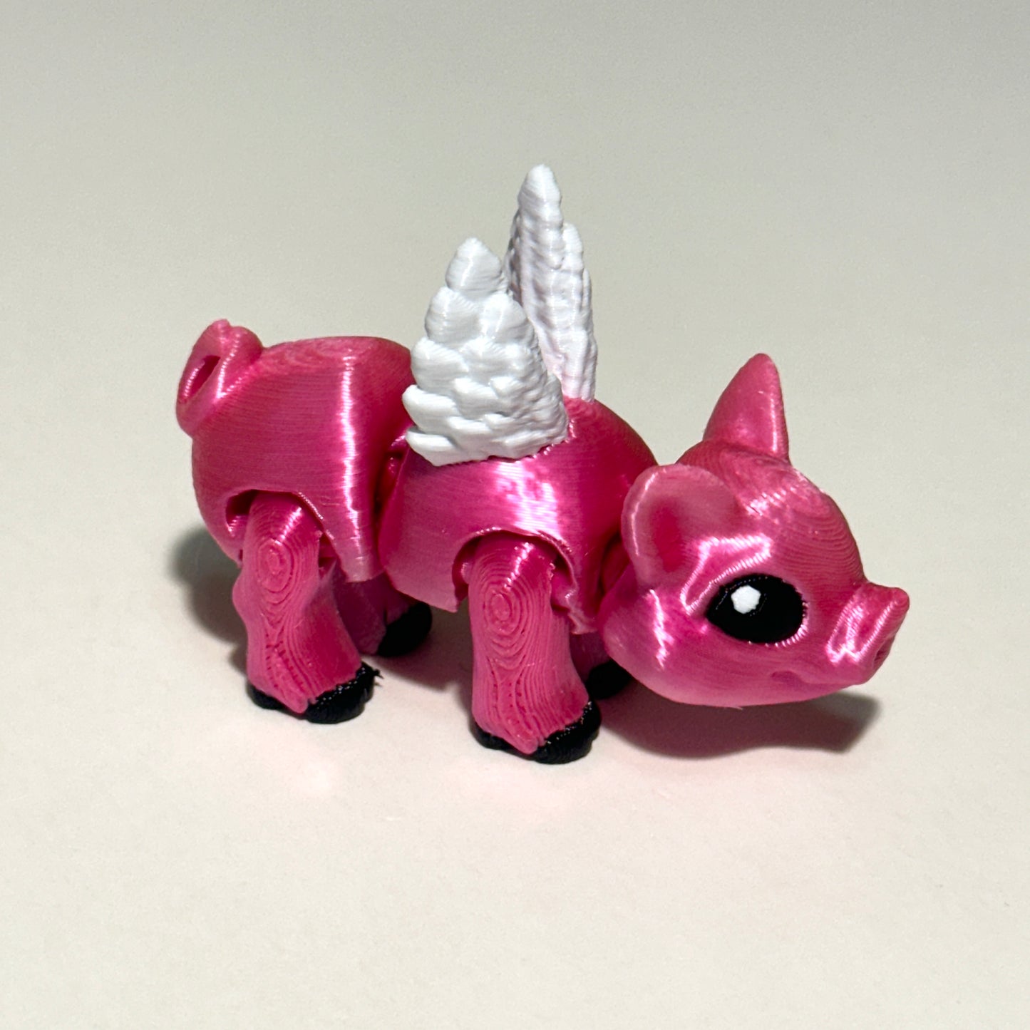 Flying Pig - 3D Printed Articulating Figure