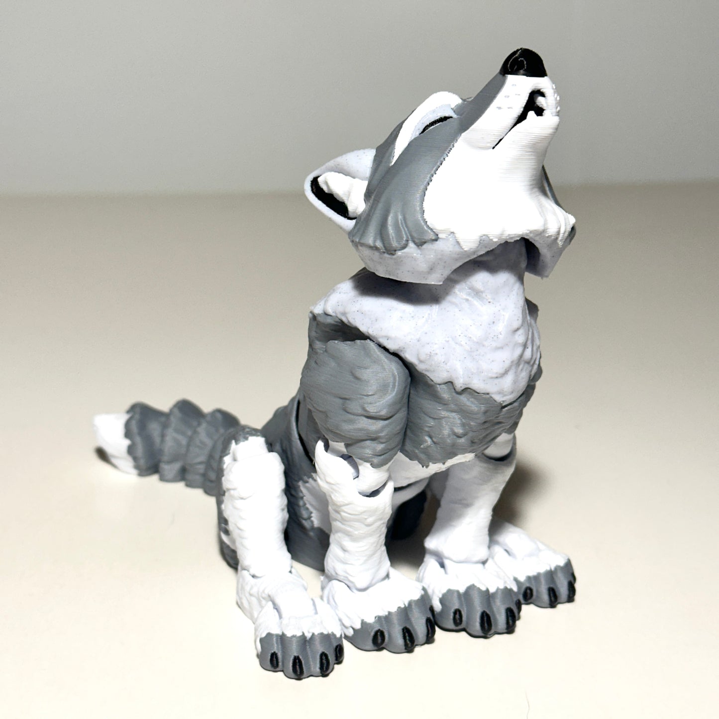 Flexi Wolf - 3D Printed Articulating Figure