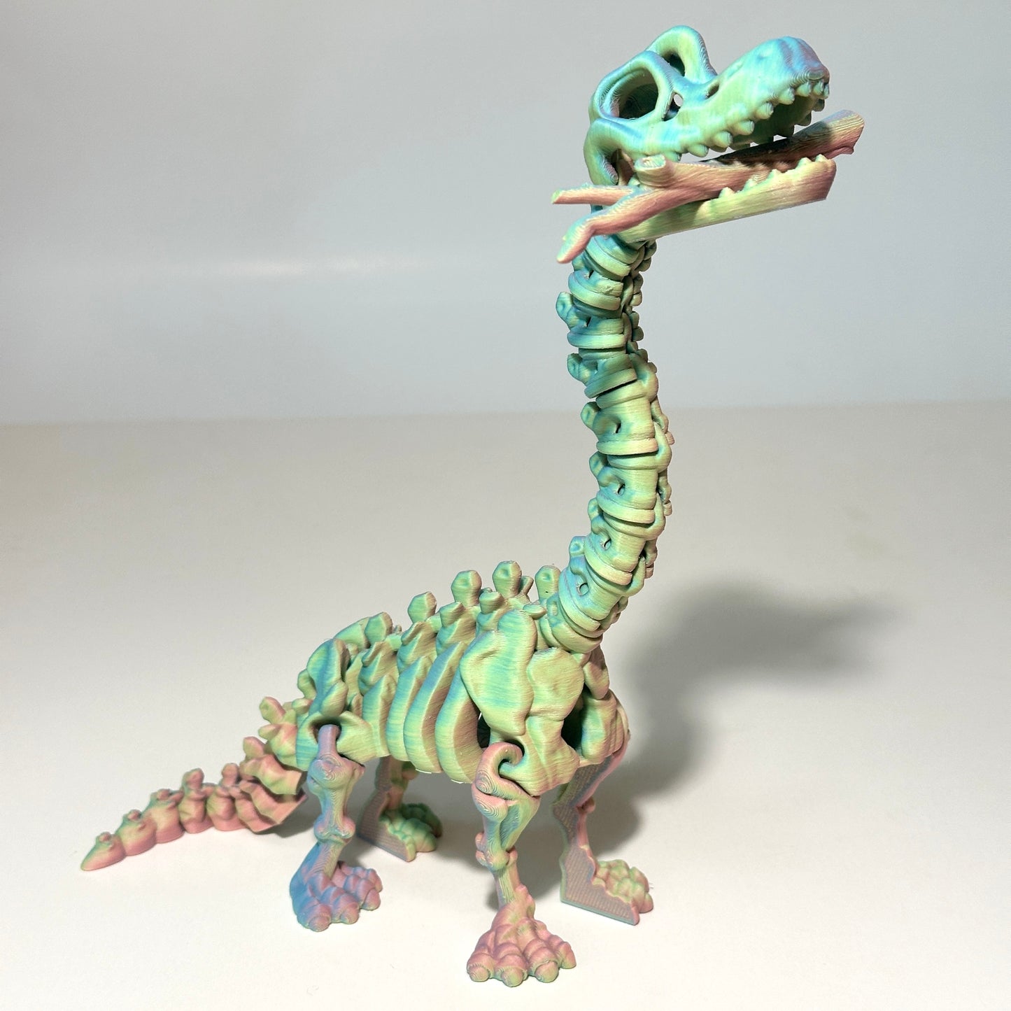 Flexi Skeleton Brachiosaurus - 3D Printed Articulating Figure
