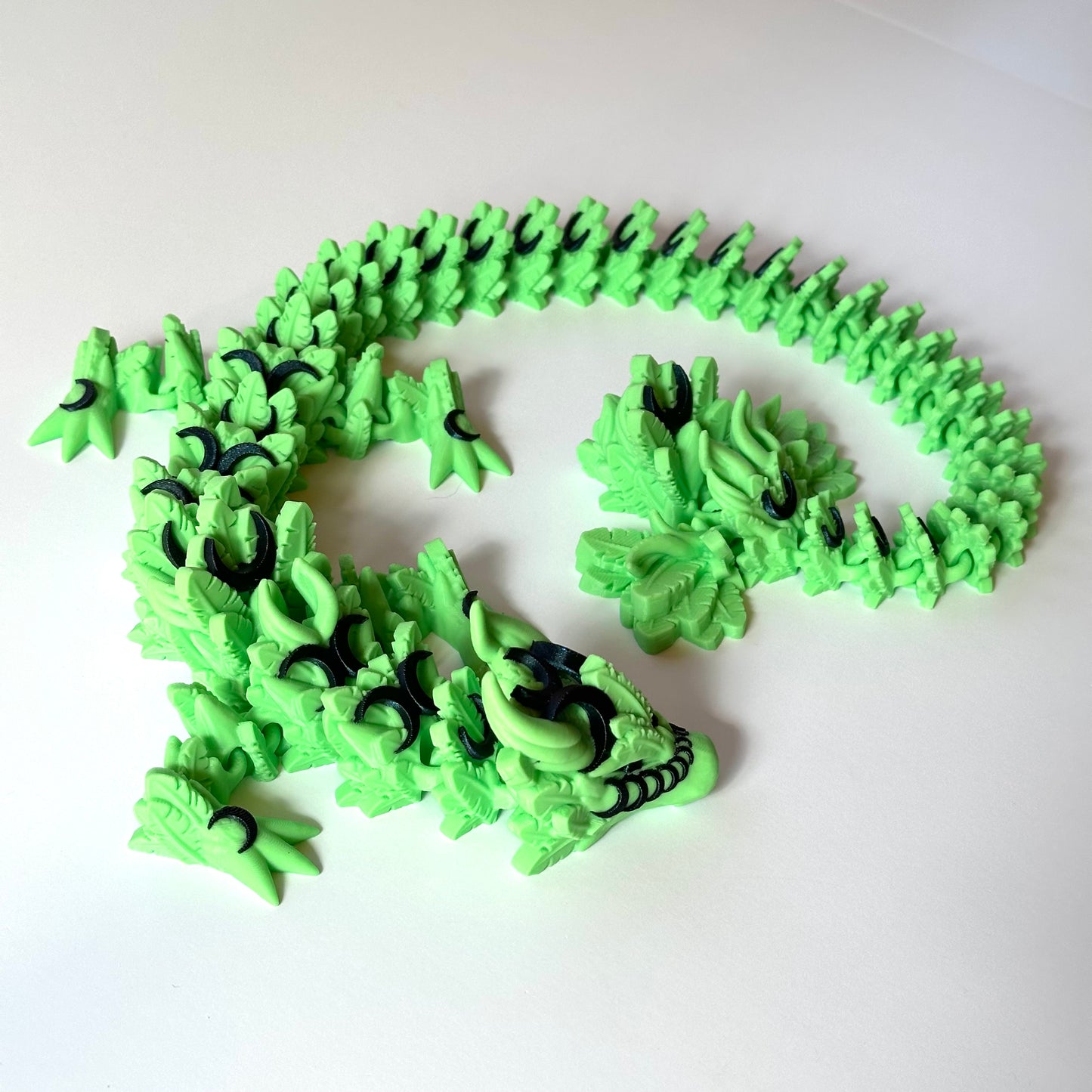 Large Lunar Dragon - 3D Printed Articulating