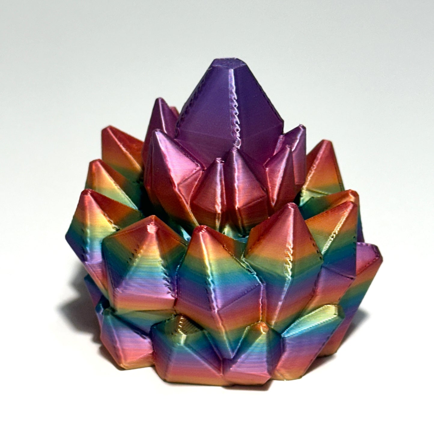 Crystal Fidget Spinner - 3D Printed Articulating Figure