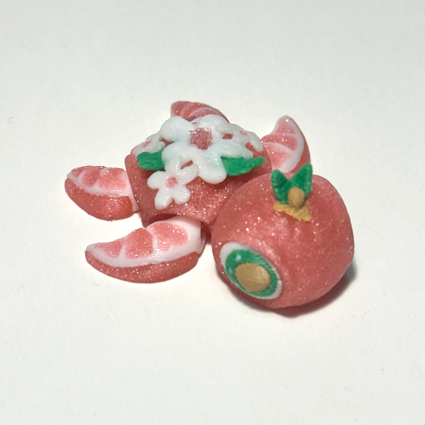 Fruit Blossom Turtle - 3D Printed Articulating Figure