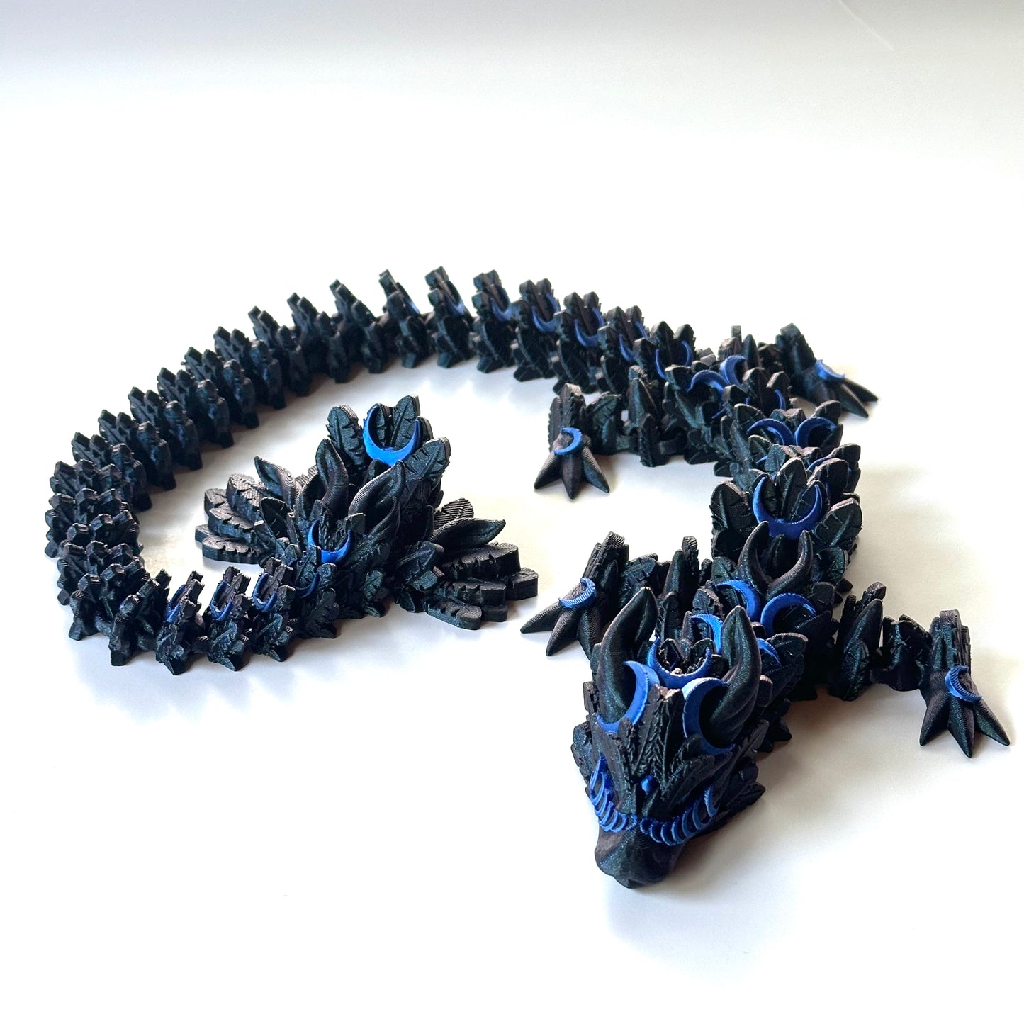 Large Lunar Dragon - 3D Printed Articulating
