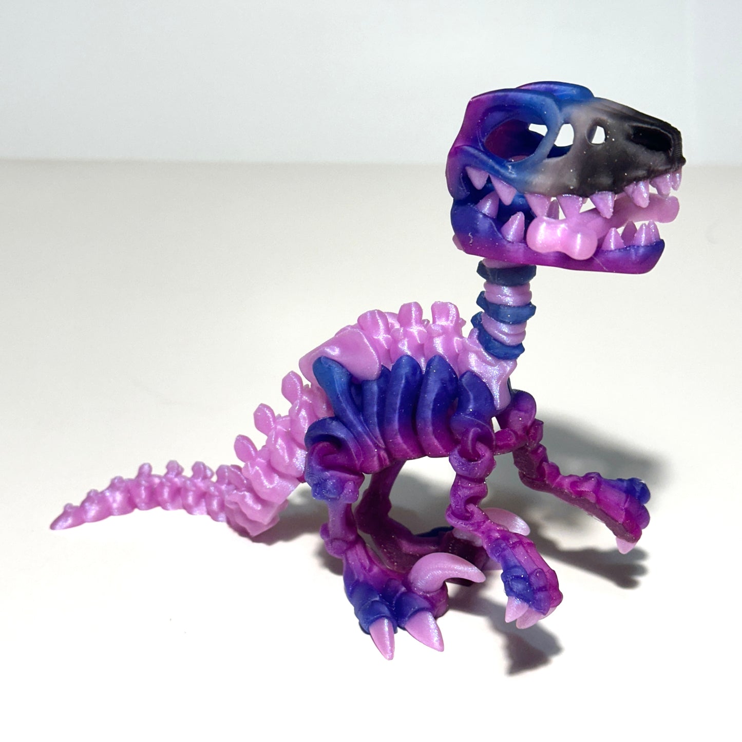 Flexi Skeleton Raptor - 3D Printed Articulating Figure