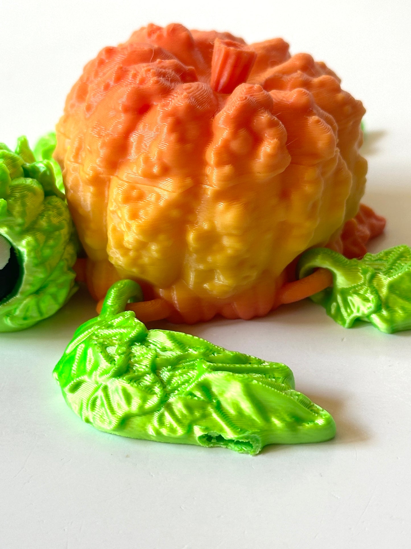Pumpkin Turtle - 3D Printed Articulating Figure