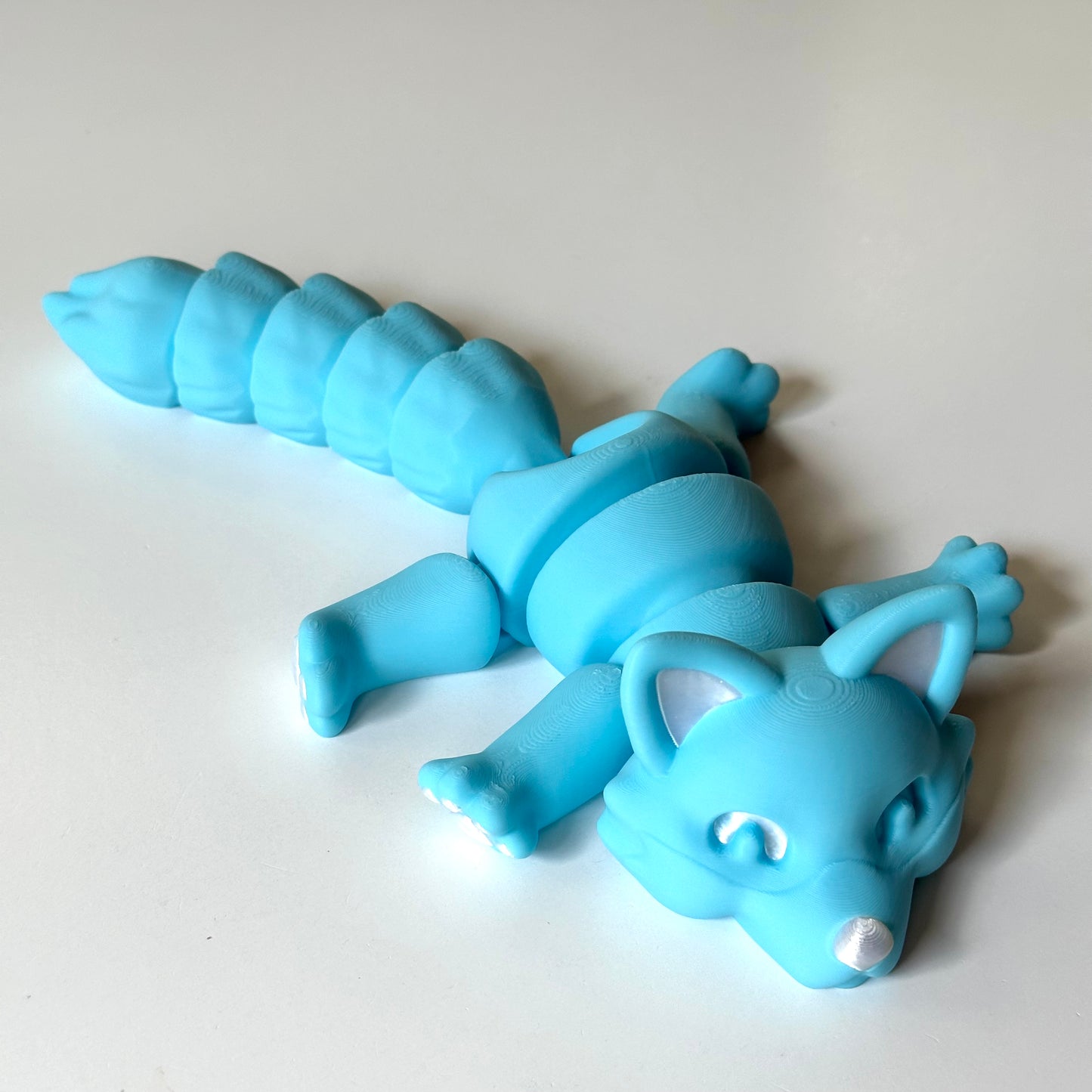 Giant Arctic Fox - 3D Printed Articulating Figure