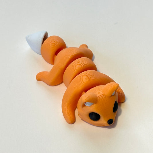 Flexi baby Fox - 3D Printed Articulating Figure
