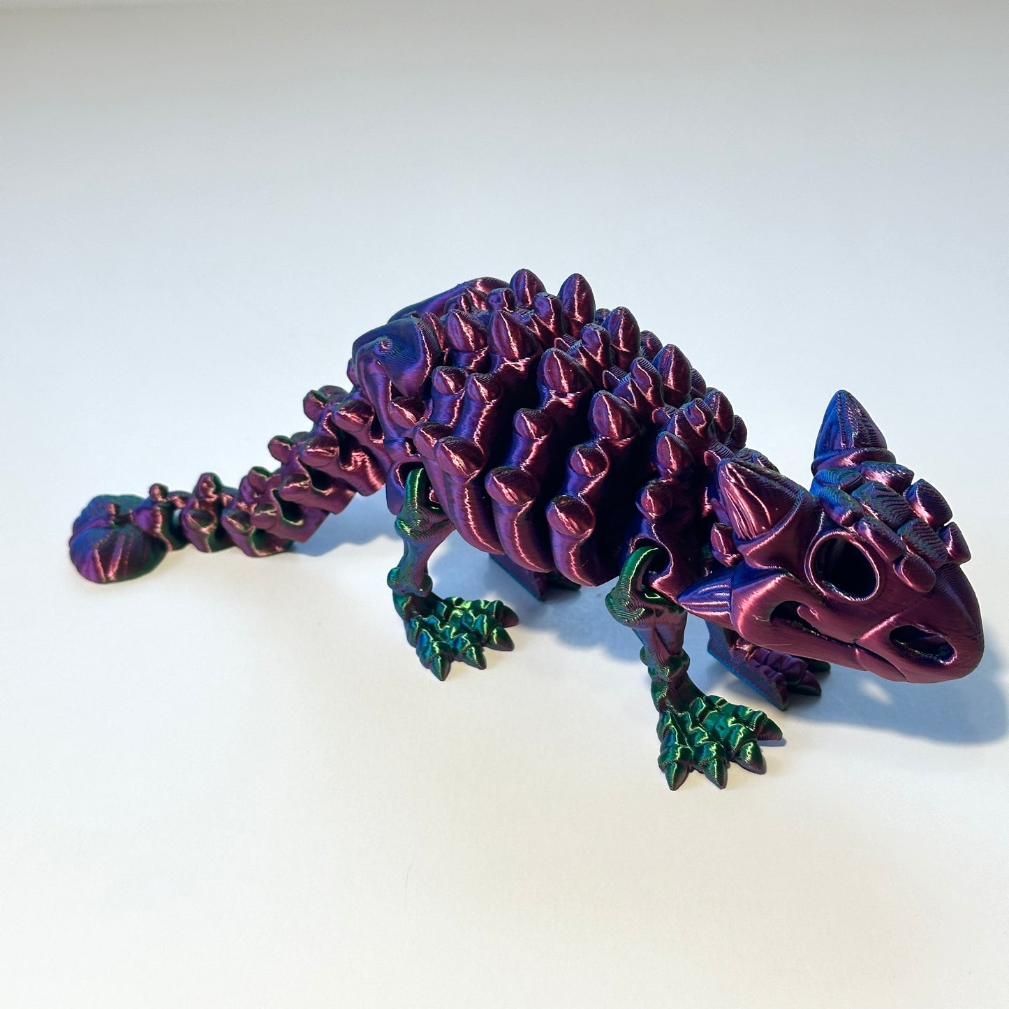 Flexi Skeleton Ankylosaurus - 3D Printed Articulating Figure