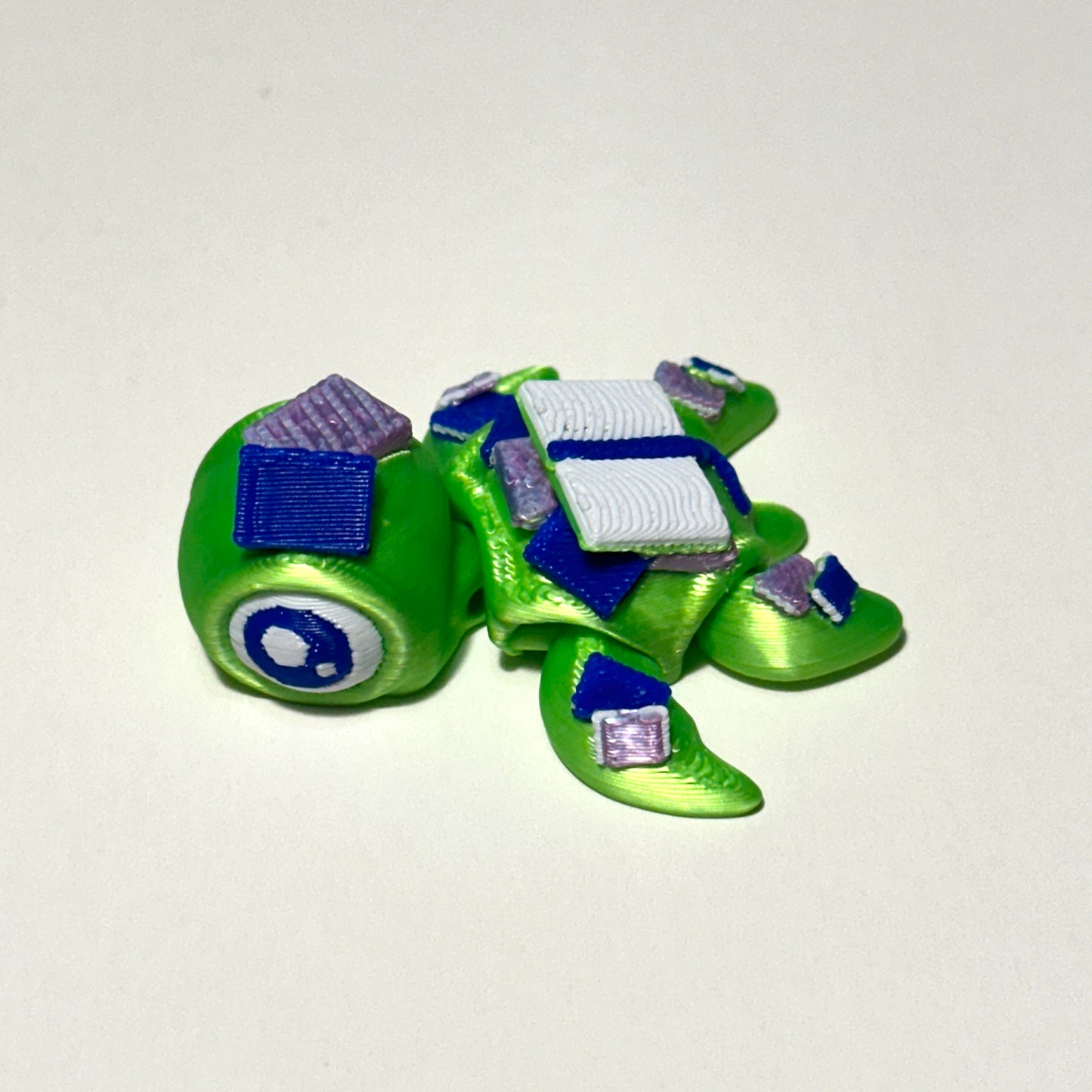Mini Book Turtle - 3D Printed Articulating FIgure