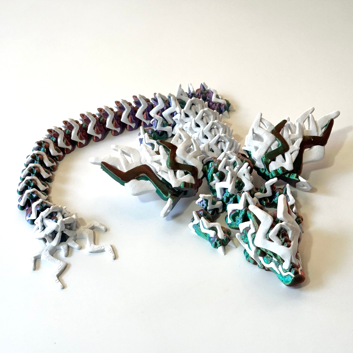 Large Storm Wing Dragon - 3D Printed Articulating Figure