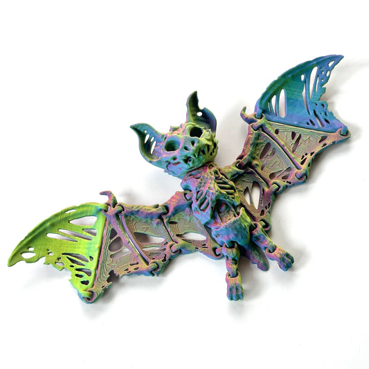ZomBat - 3D Printed Articulating Figurine