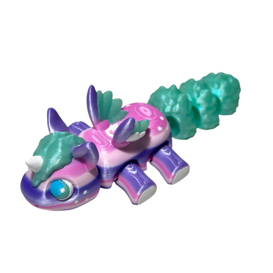 Flexi Rebel Alicorn - 3D Printed Articulating Figure