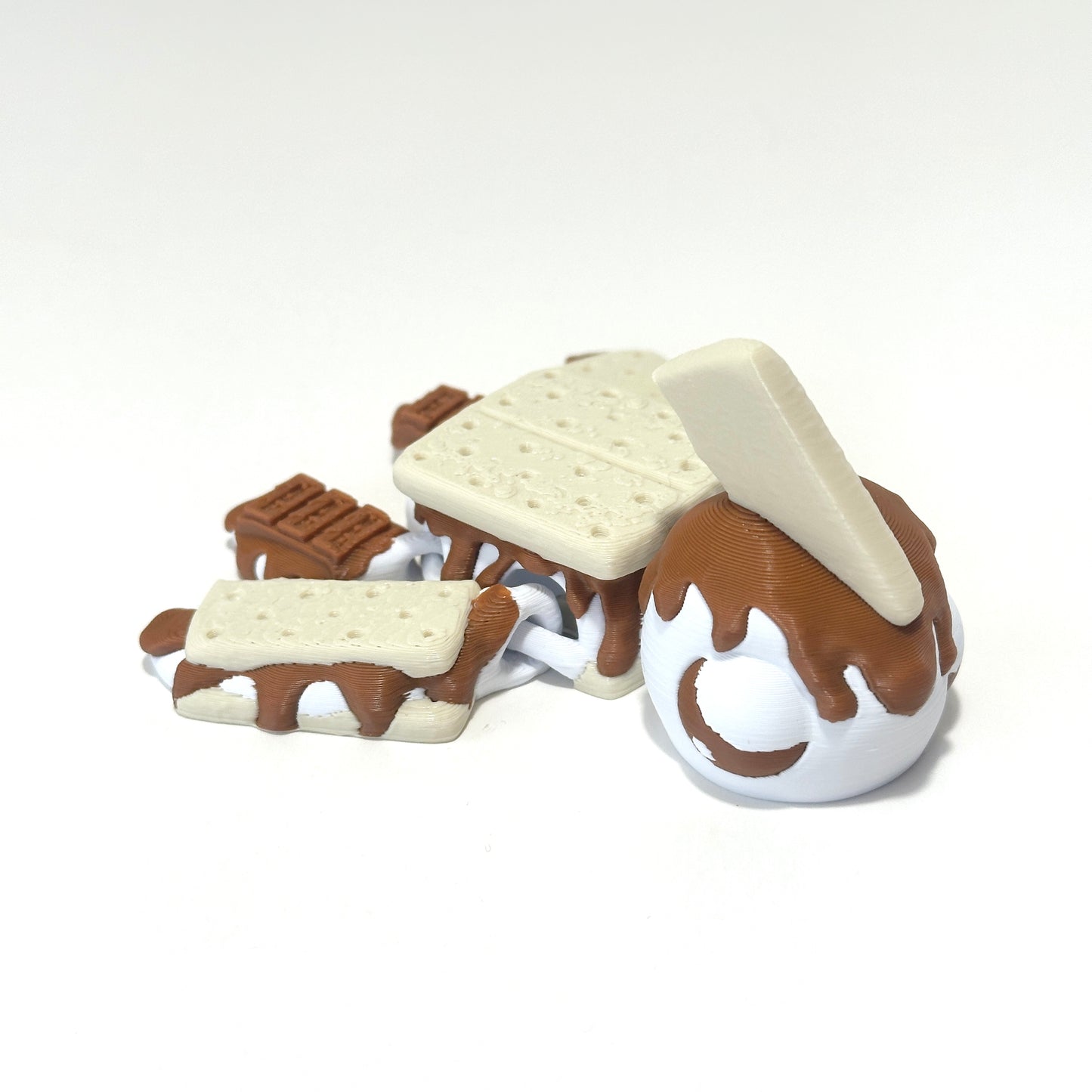 S'mores Turtle - 3D Printed Articulating Figure