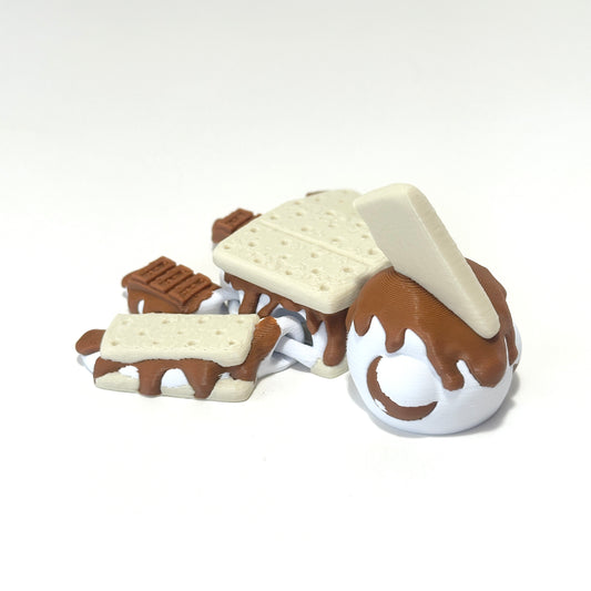 S'mores Turtle - 3D Printed Articulating Figure