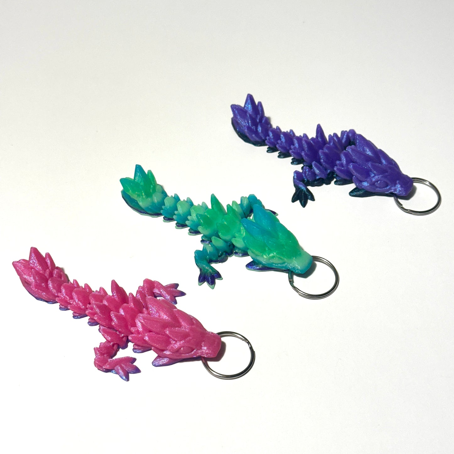 Gemstone Tadling Keychain - 3D Printed Articulating Figure