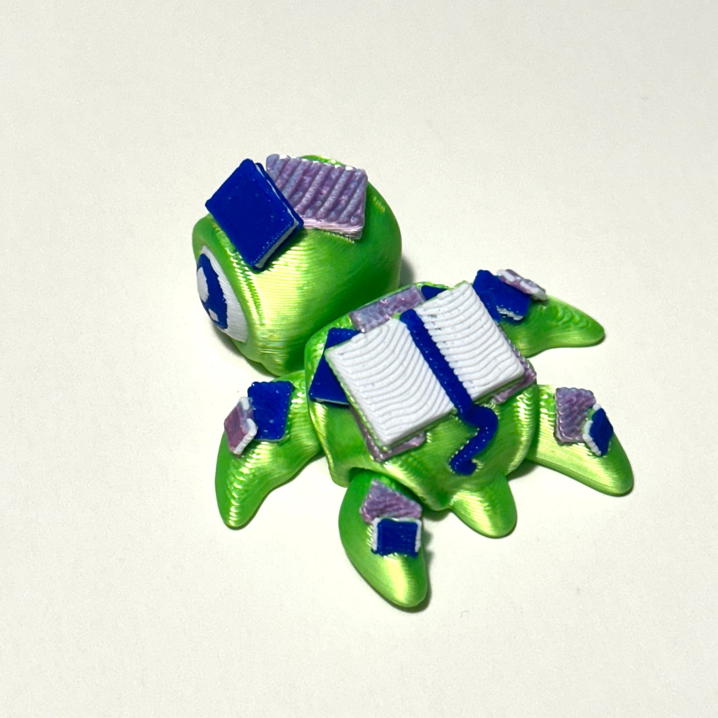 Mini Book Turtle - 3D Printed Articulating FIgure