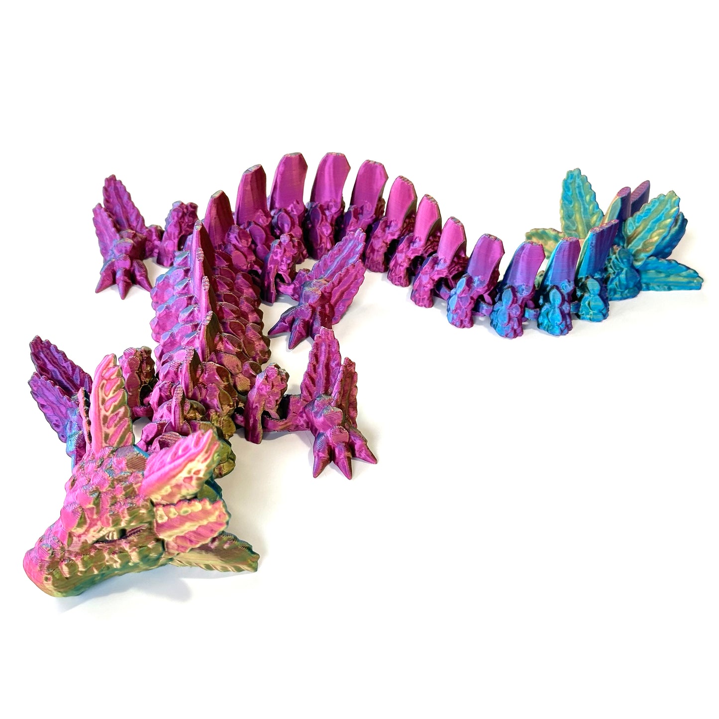 Axolotl Dragon - 3D Printed Articulating Figure