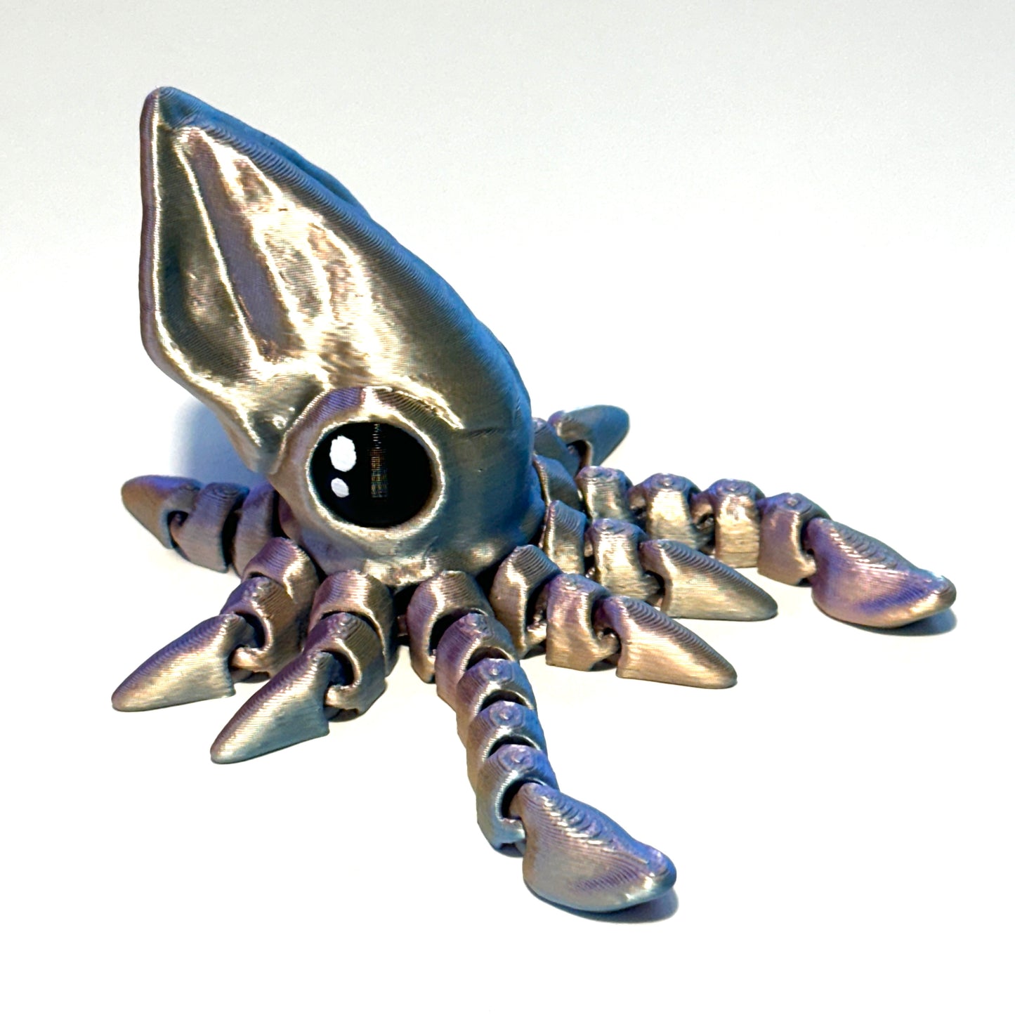 Flexi Squid - 3D Printed Articulating Figure
