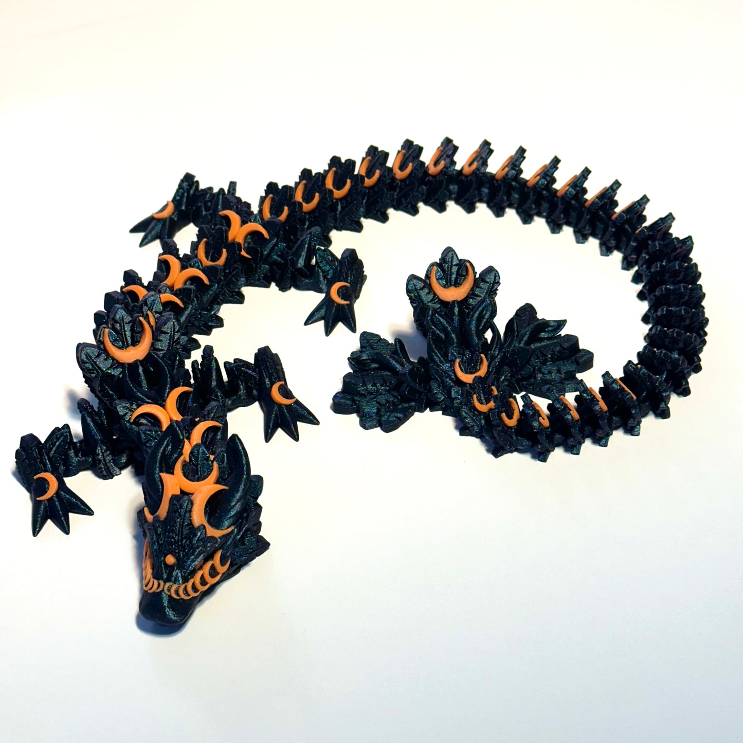 Large Lunar Dragon - 3D Printed Articulating