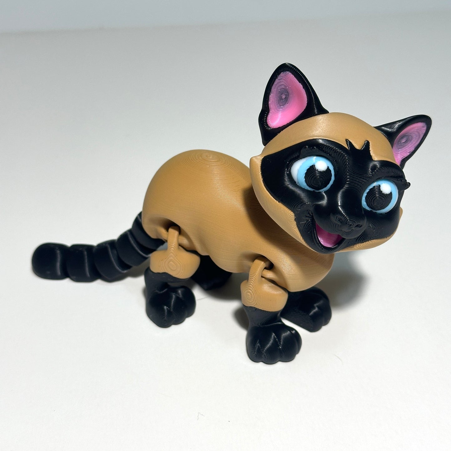 Flexi Cat - 3D Printed Articulating Figure