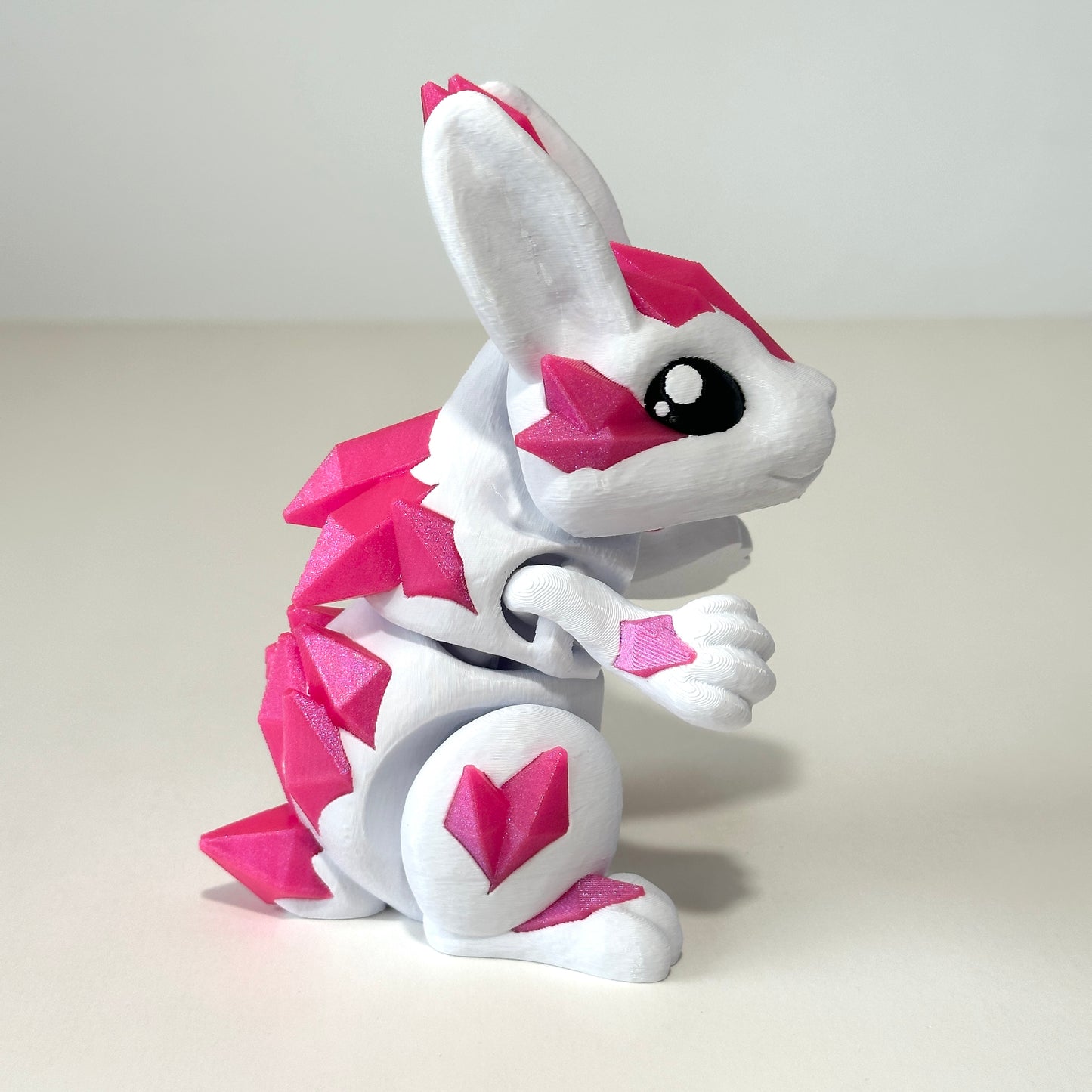 Crystal Bunny - 3D Printed Articulating Figure