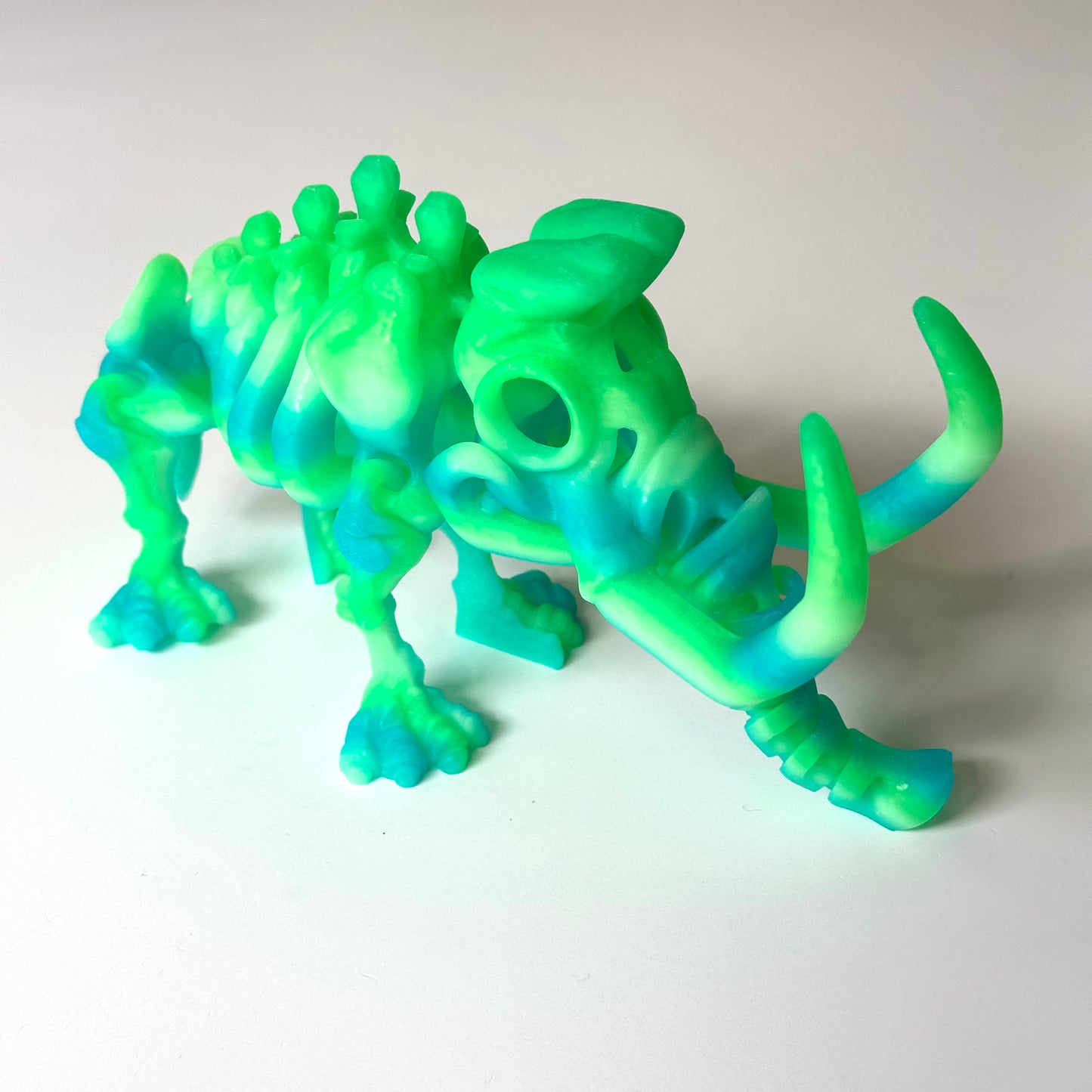 Flexi Mammoth - 3D Printed Articulating Figurine