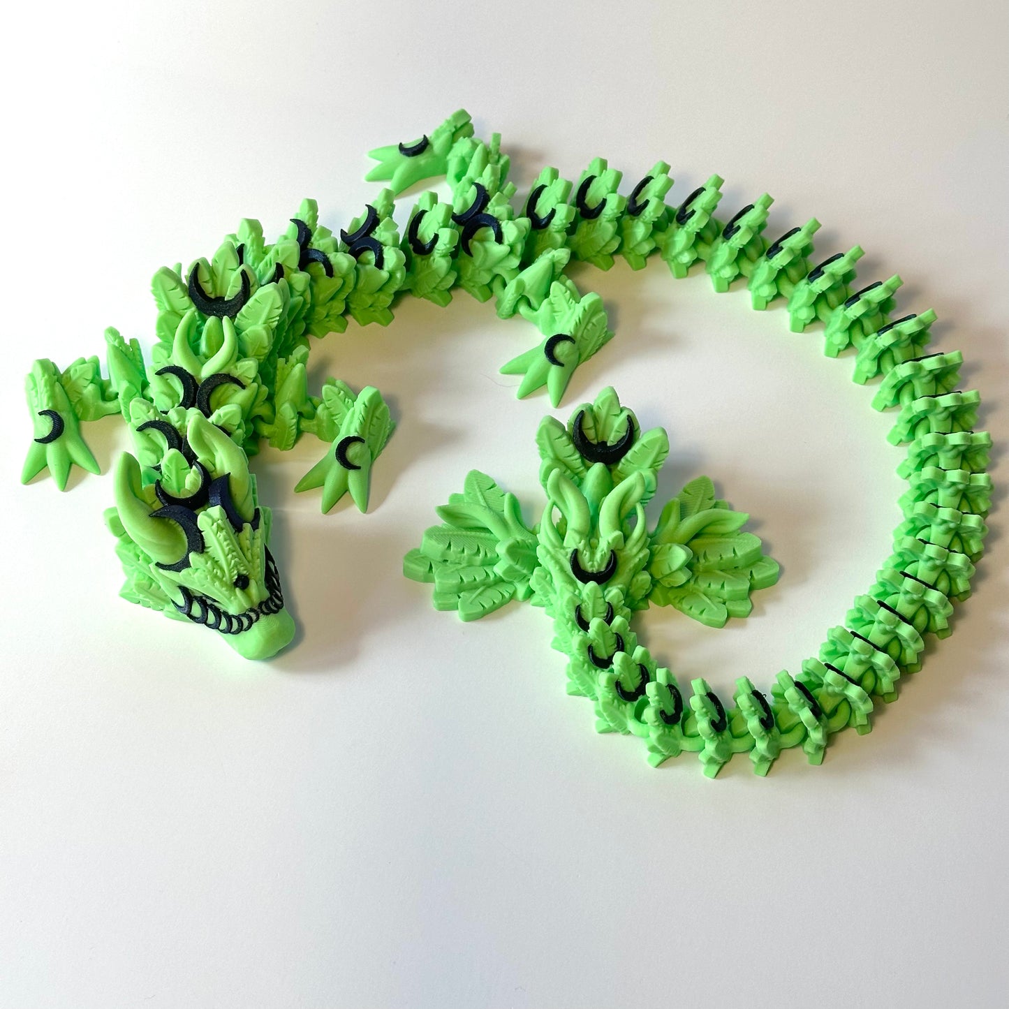 Large Lunar Dragon - 3D Printed Articulating