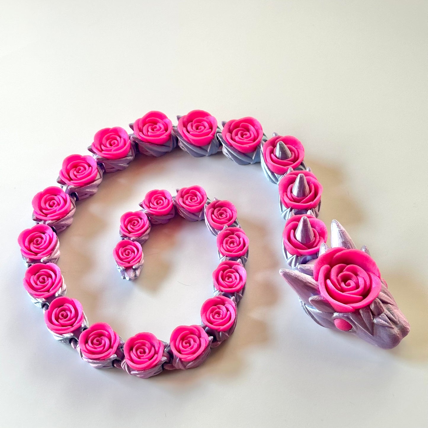 Large Rose Snake - 3D Printed Figurine