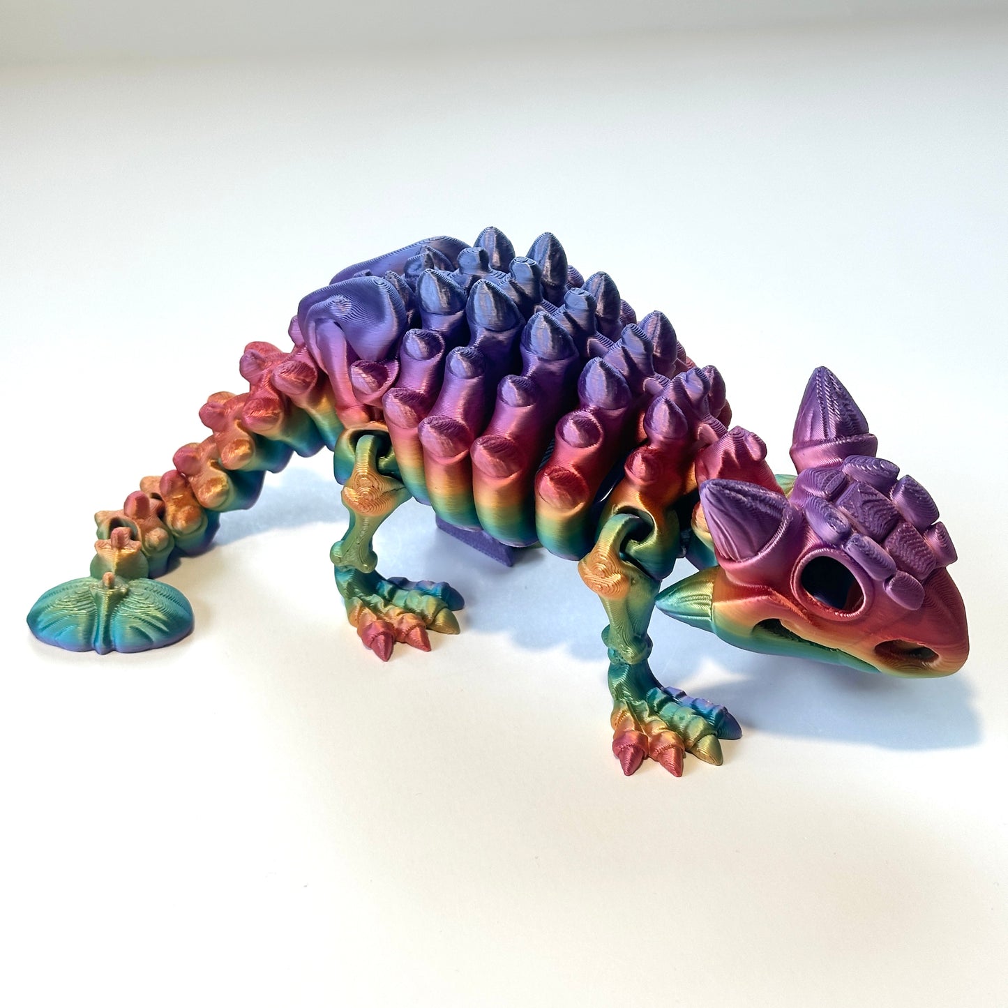Flexi Skeleton Ankylosaurus - 3D Printed Articulating Figure
