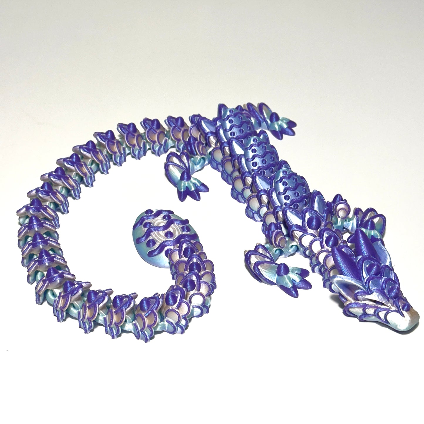 Large Easter Cookie Dragon - 3D Printed Articulating Figure