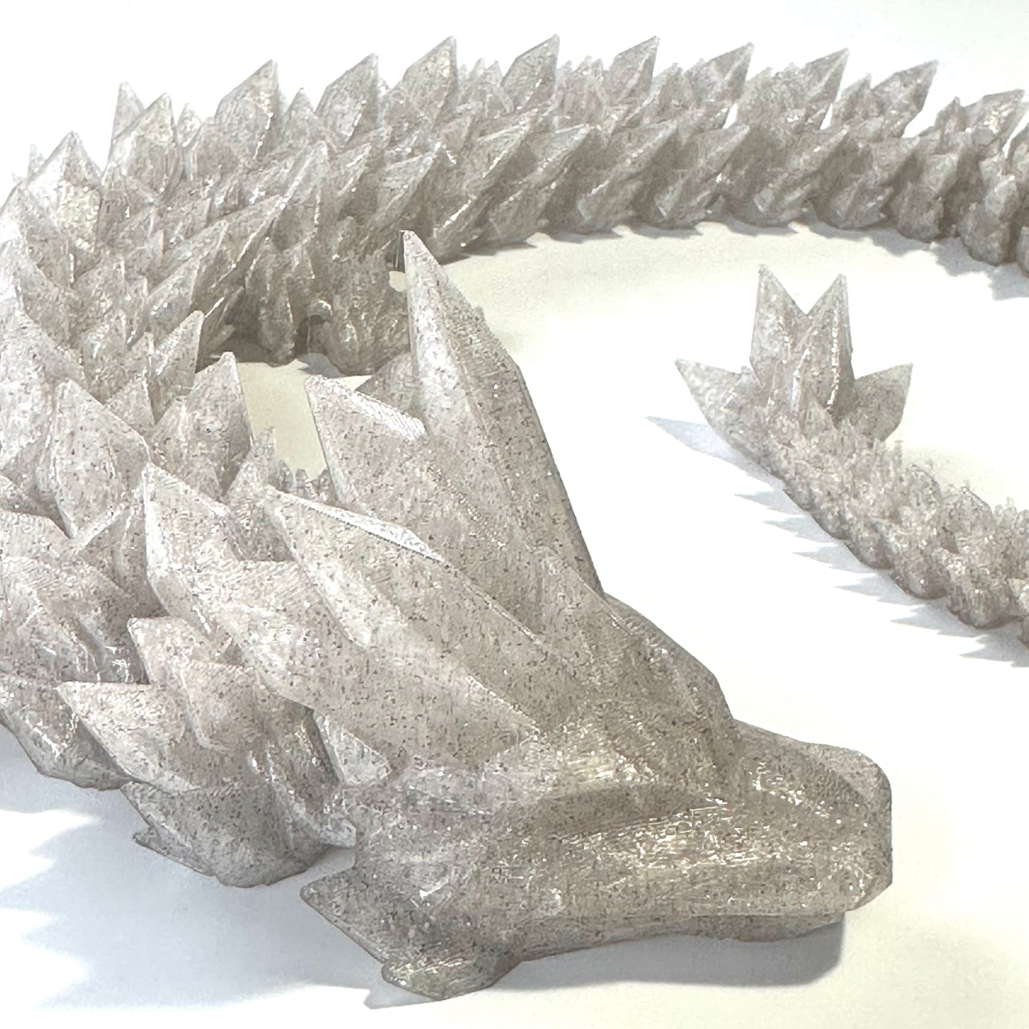 Large Crystal Dragons - 3D Printed Articulating