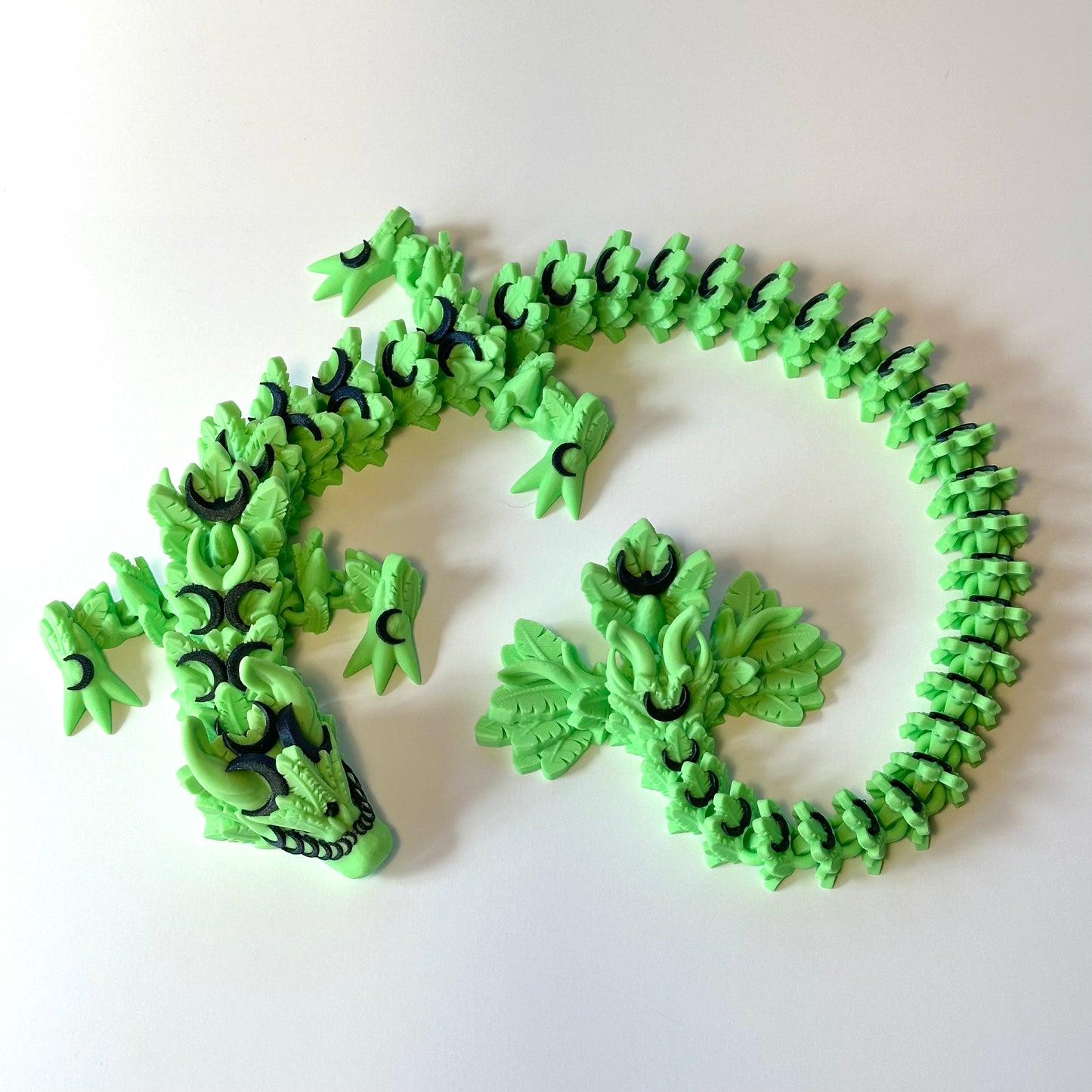 Large Lunar Dragon - 3D Printed Articulating