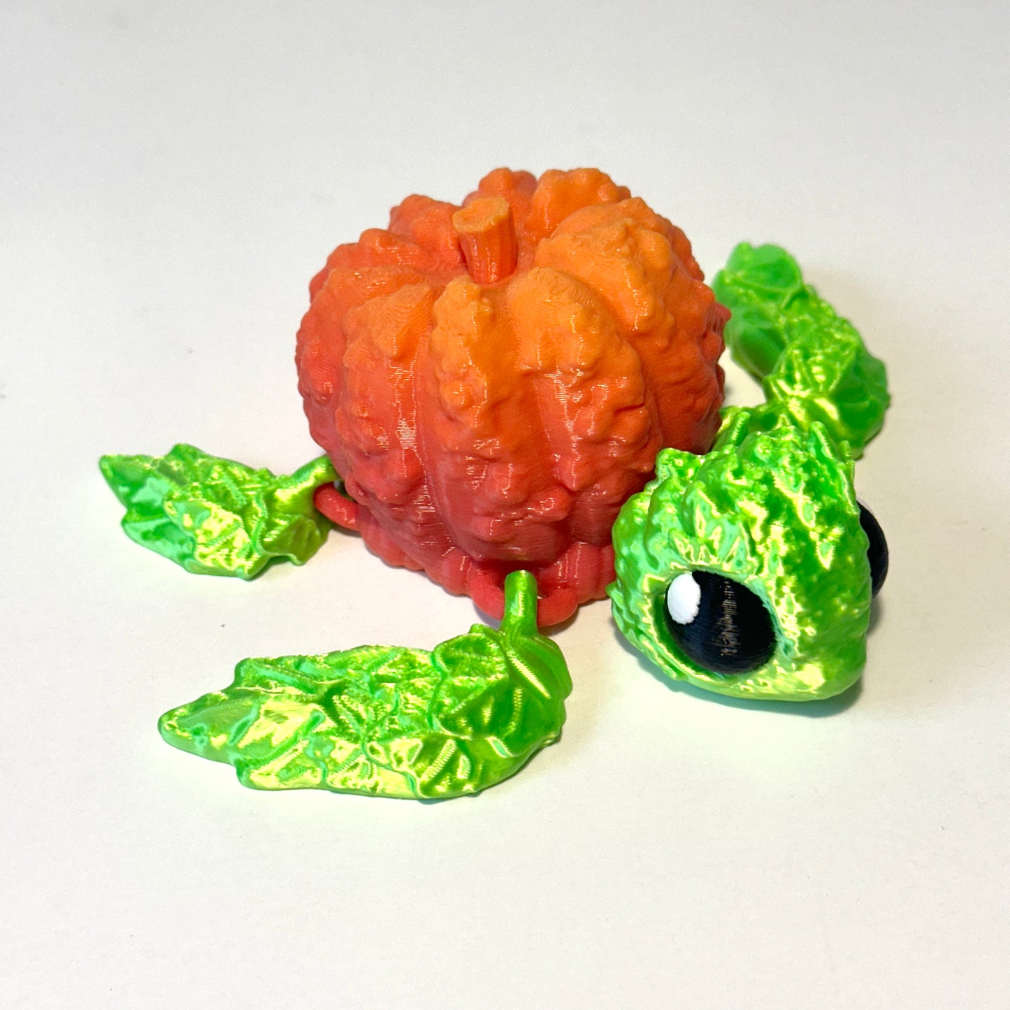 Pumpkin Turtle - 3D Printed Articulating Figure