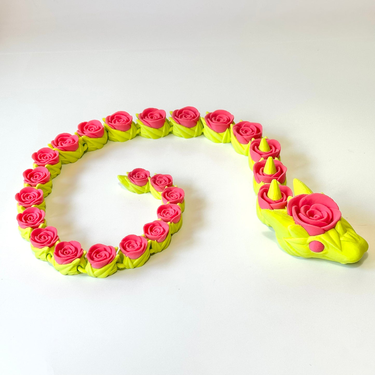 Large Rose Snake - 3D Printed Figurine